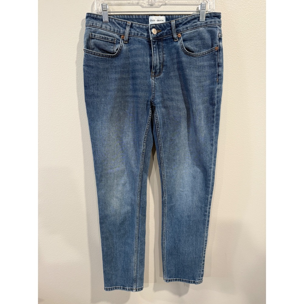 Dish Denim Women's Blue Wash Straight Leg Jeans Size‎ 30x30